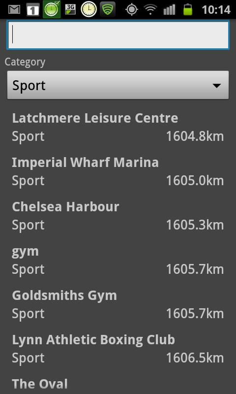 London Offline mappa Map Screen 3