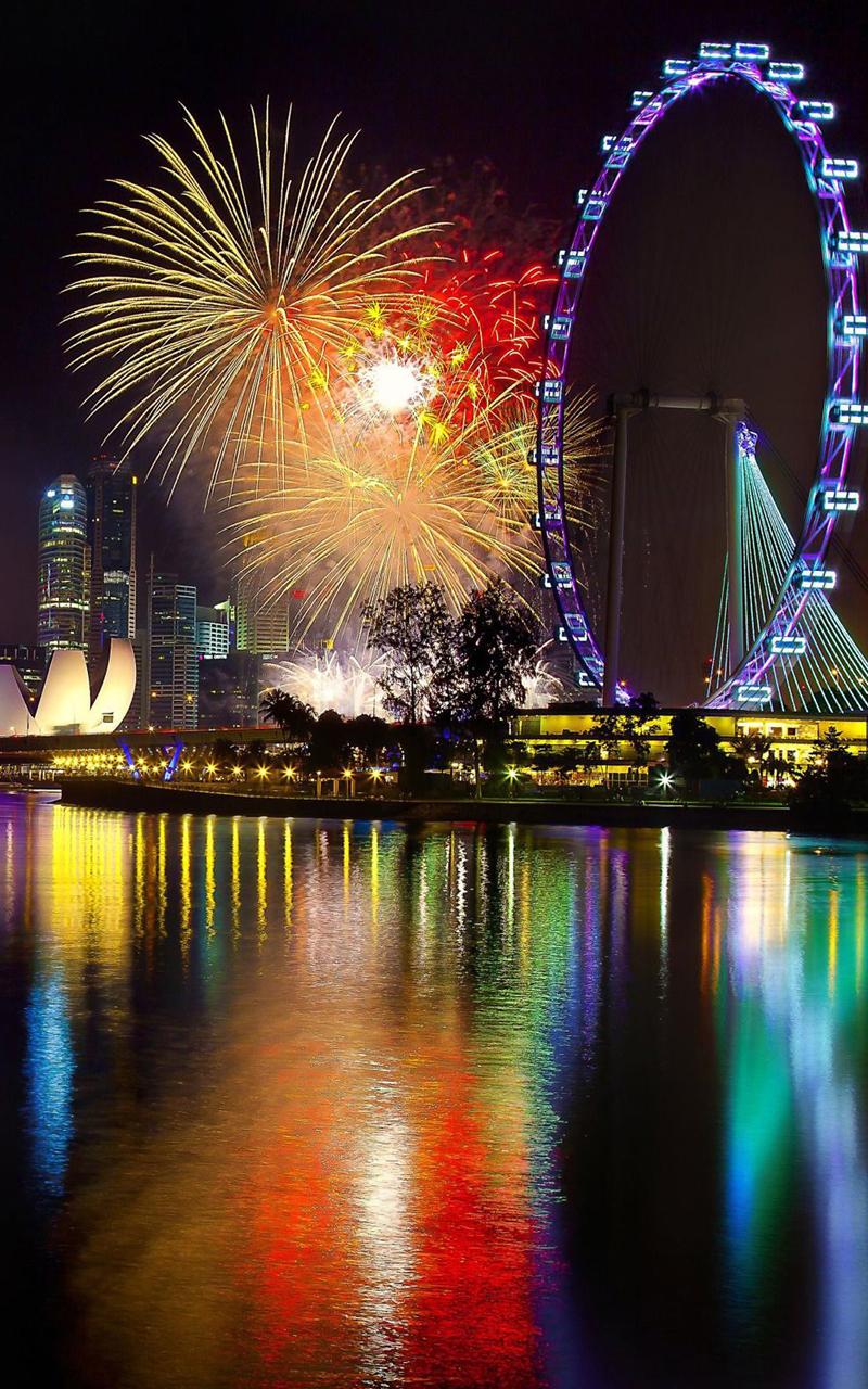 Fireworks Live Wallpaper Screen 2