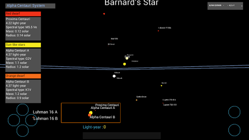 Map 20 nearby stars