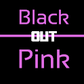 Blackout Pink Keyboard Skin logo