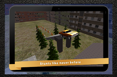 stunt cars jump training park poster 5