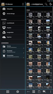 Screenshot Duo: Holo File Manager Pro v1.0.20140223