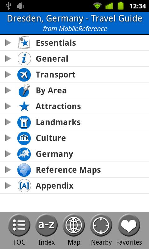 Android application Dresden, Germany -Travel Guid screenshort