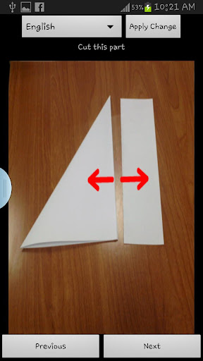 Paper made Flying Bird