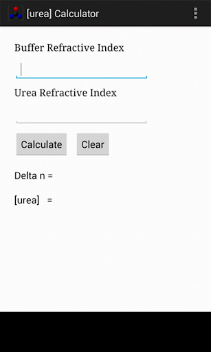 Urea Concentration Calculator