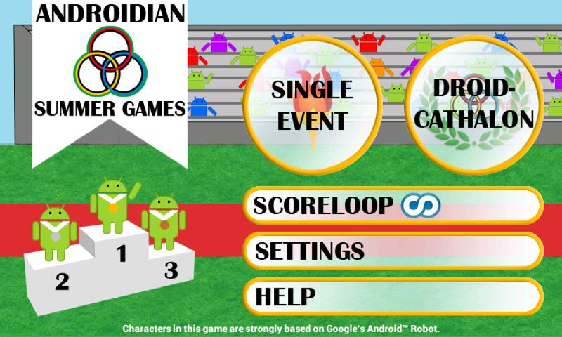 Androidian Summer Games Screen 1