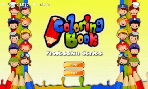 Coloring Book Profession