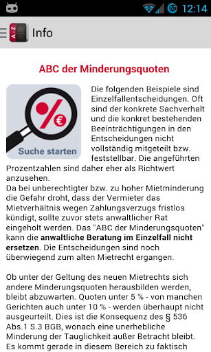 ABC der Mietminderungsquoten