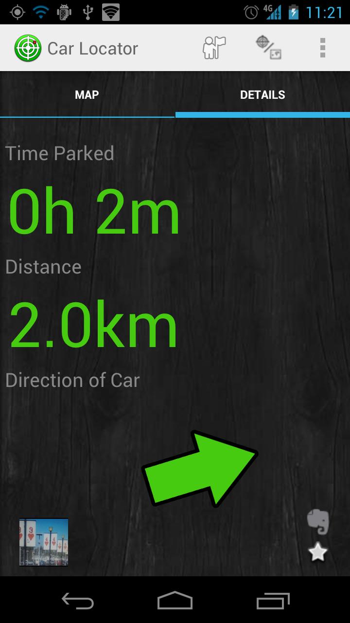 Car Locator Screen 2