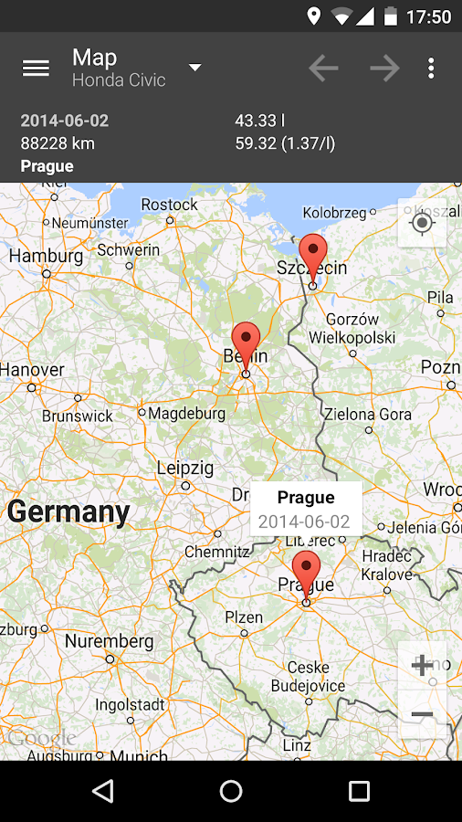 Fuelio Fuel log & costs Android Apps on Google Play