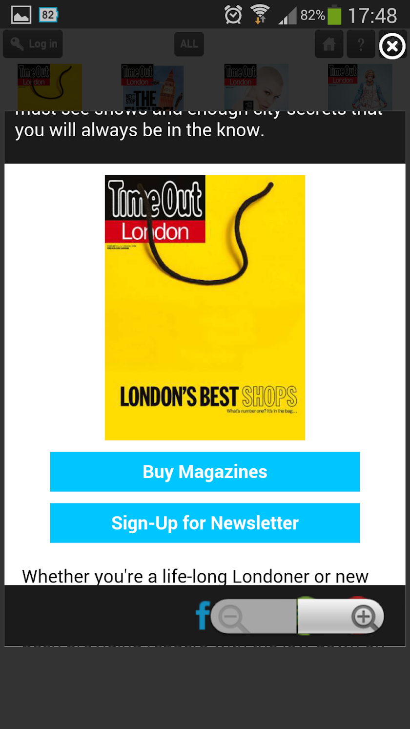 Time Out London Magazine Screen 3
