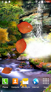 3D Autumn Waterfall Wallpaper(圖3)-速報App