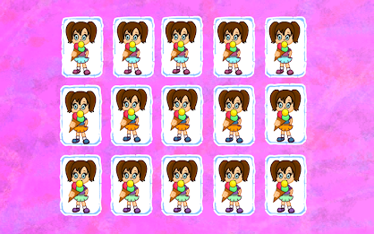 Matching Game-Ice Cream Kids poster 6