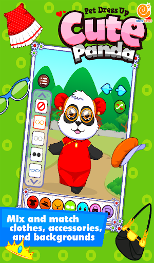 【免費休閒App】Cute Panda Pet Dress Up-APP點子