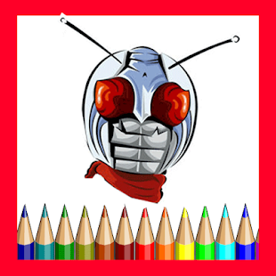 Coloring Books Kamen Rider