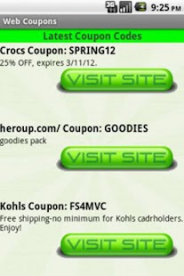 Web Coupons