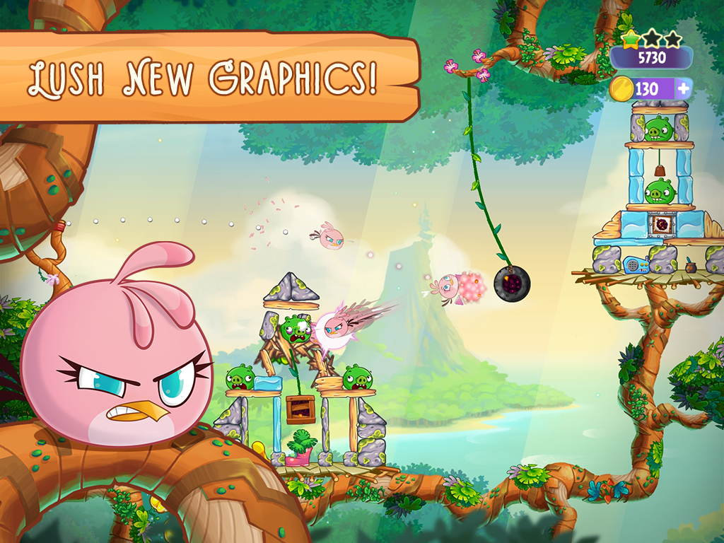 Angry Birds Stella - screenshot