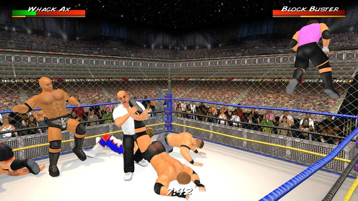  Wrestling Revolution 3D: captura de tela 