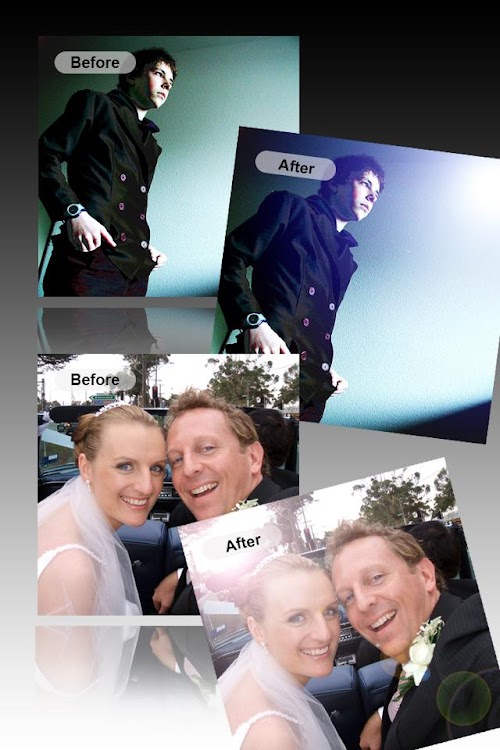 Android application PhotoJus Lens Flare Pro screenshort