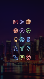 Neon Go Apex Nova Icon Theme