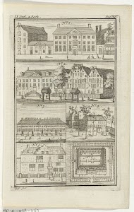 Zes verschillende gebouwen te Amsterdam