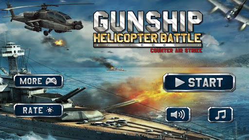 海军直升机战:战舰: Gunship Attack 3D