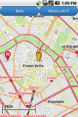 Valencia Amenities Map free