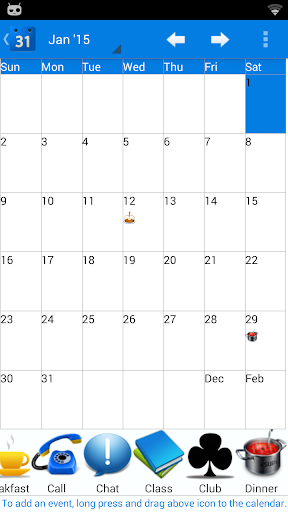 Calendar 2015 Italy