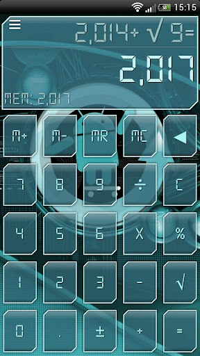 SCalc theme Cyanogen