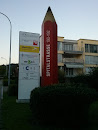 Giant pencil - Spitalstrasse