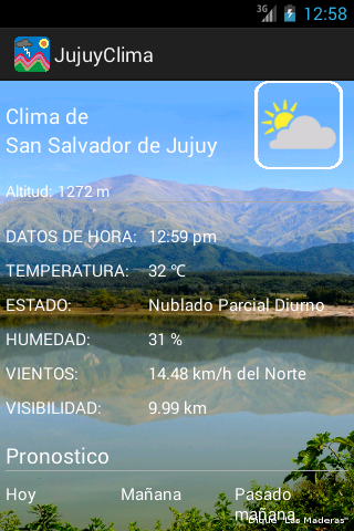 Weather of Jujuy Argentina