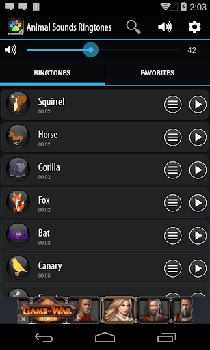 Animal Sounds Ringtones