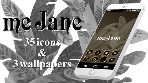 免費下載個人化APP|me Jane-Gold Icon+Monotone WP app開箱文|APP開箱王