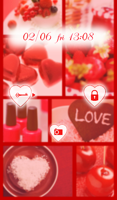 オシャレきせかえ壁紙 真っ赤な片思い チョコとハート Androidアプリ Applion