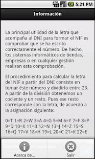 Calcular letra del NIF o NIE Screenshots 2