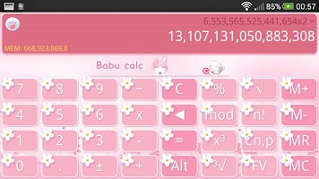 BABU calculator (Scalc theme) APK Screenshot Thumbnail #4