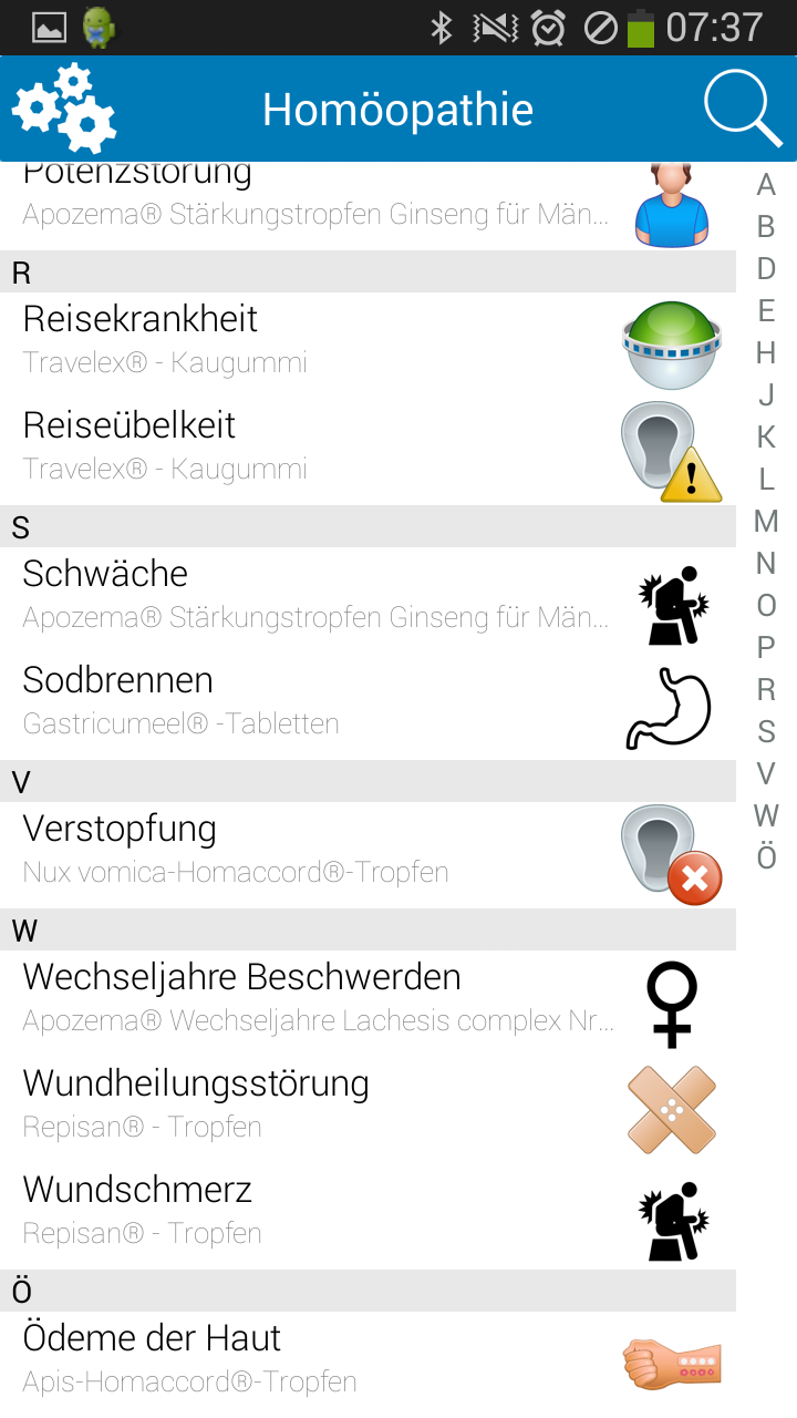 Homöopathie Komplex Screen 3