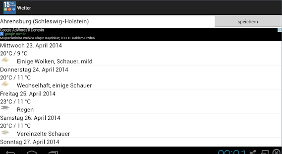 Download Wetter Deutschland - 15 tage APK for PC