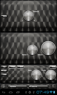 Free Poweramp skin IRON BRUSHED APK for Android