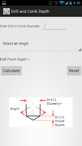 Machinist Drill Point Depth