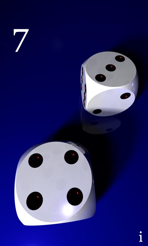 Two Dice 3D Screen 3