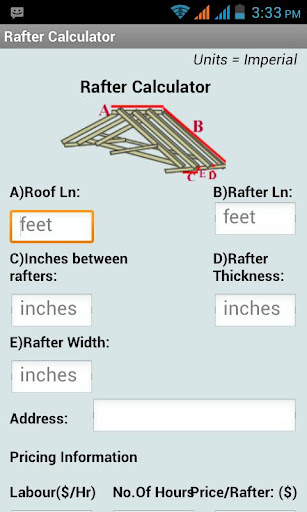 Rafter Calculator