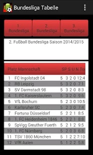 BundesligaTabelle Screenshots 2