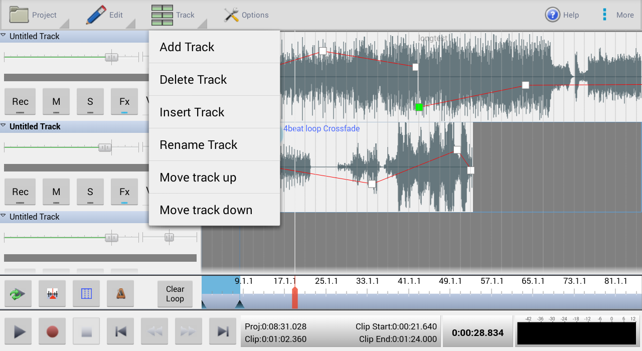 Mixpad Music Mixer Free Screenshot