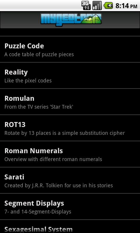    GCC - GeoCache Calculator- screenshot  