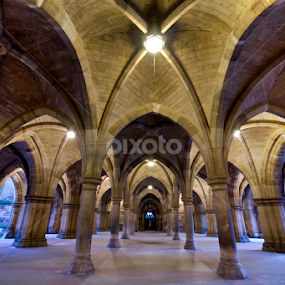 cloisters by Wendy Milne - Buildings & Architecture Public & Historical