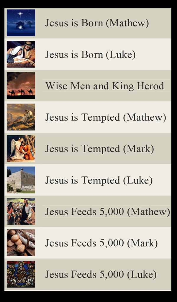 New Testament Bible Stories Screen 1