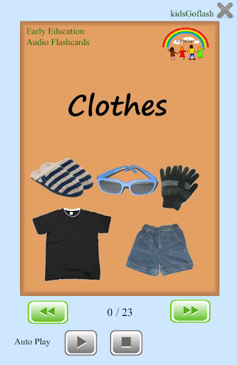 Flashcards for Kids - Clothes