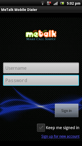 MeTalk Mobile Dialer