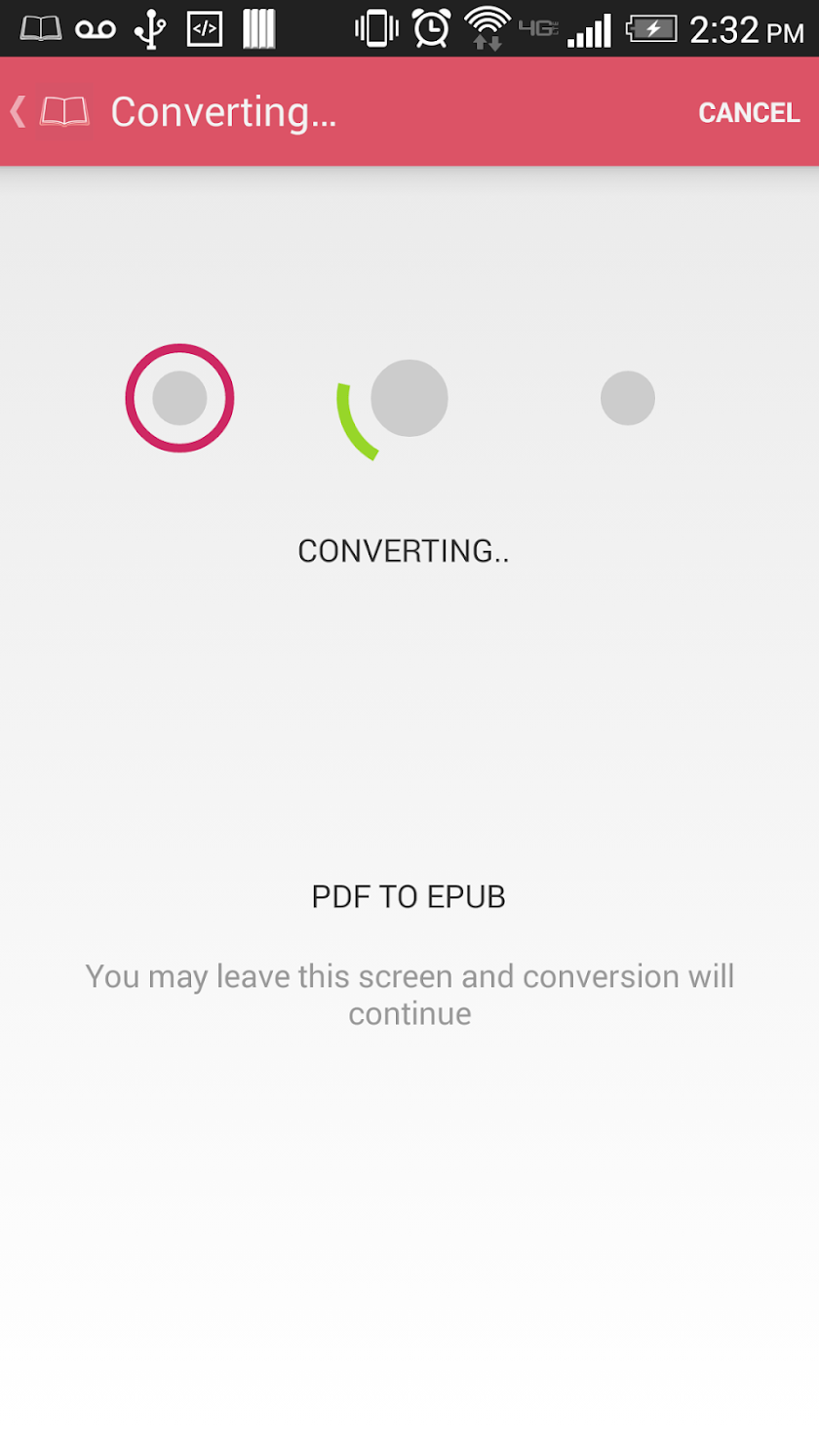 The Ebook Converter Screen 2